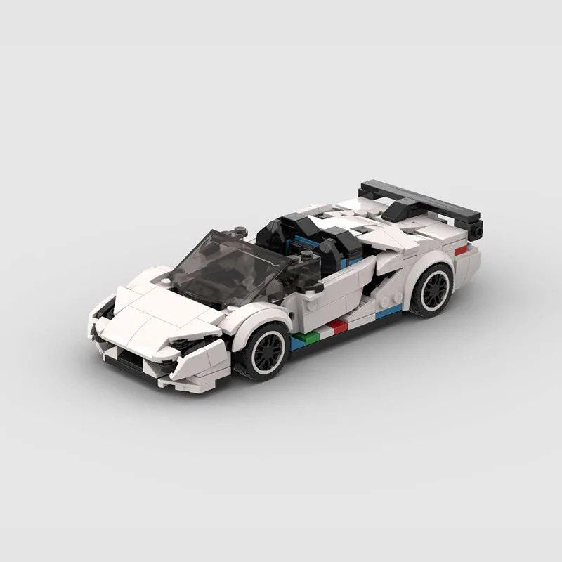 Image of Lamborghini Aventador SVJ - Lego Building Blocks by Targa Toys
