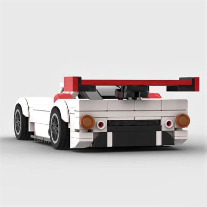 Nissan R390GT1 made from lego building blocks