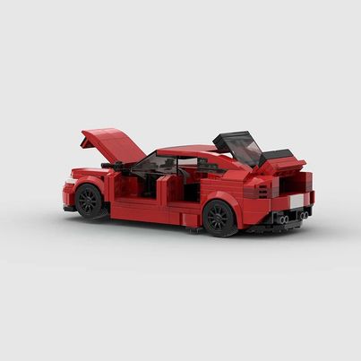 BMW M5 F90 made from lego building blocks