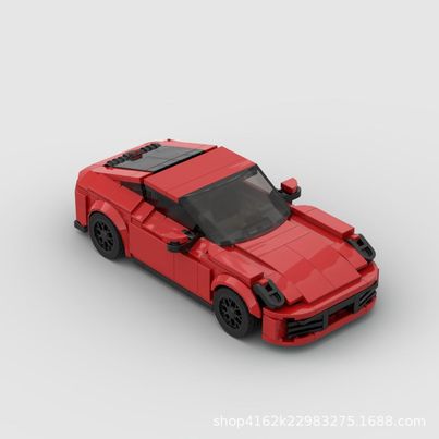 Porsche 911 992 GTS made from lego building blocks