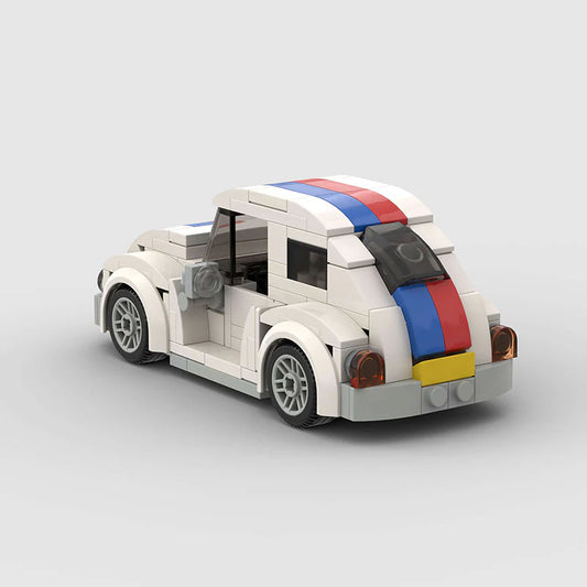 Volkswagen Beetle made from lego building blocks