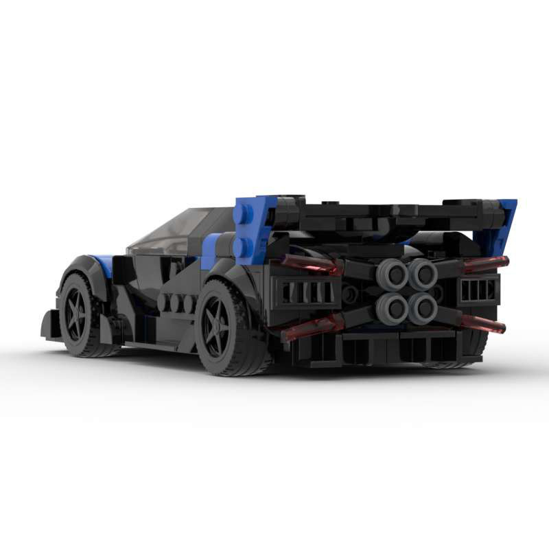 Image of Bugatti Bolide building blocks set by Targa Toys