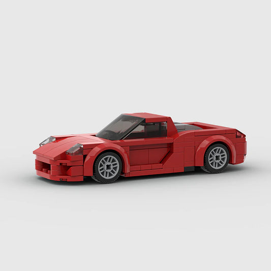 Porsche Carrera GT made from lego building blocks