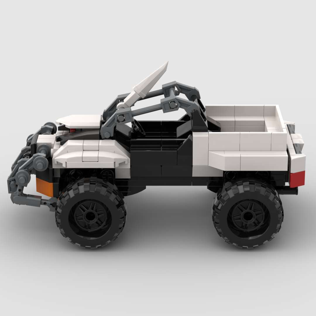 White Wollf Baja Truck - Building Blocks Set | Targa Toys