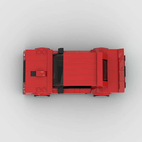 Abarth 131 Rally Edition made from lego building blocks
