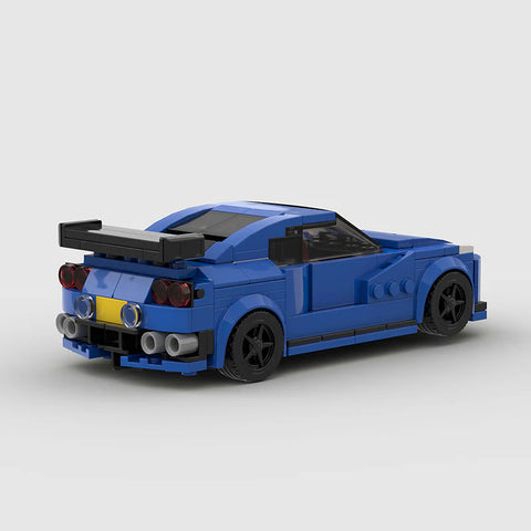 Nissan GTR R35 Nismo made from lego building blocks