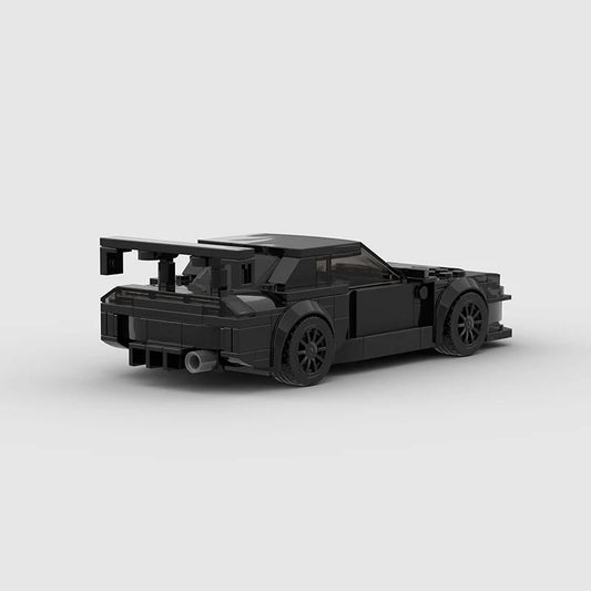 Mazda RX-7 Black Edition made from lego building blocks