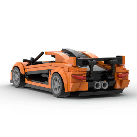 McLaren P1 made from lego building blocks