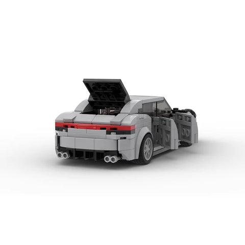Porsche Panamera Turbo S made from lego building blocks
