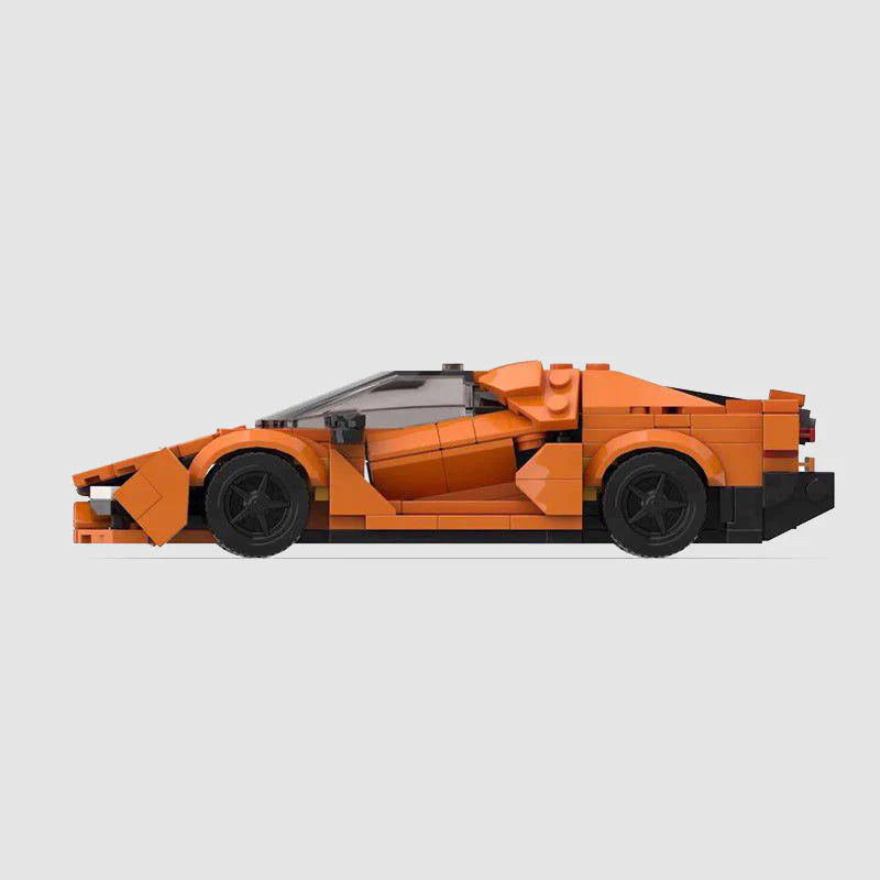 Lamborghini Revuelto made from lego building blocks