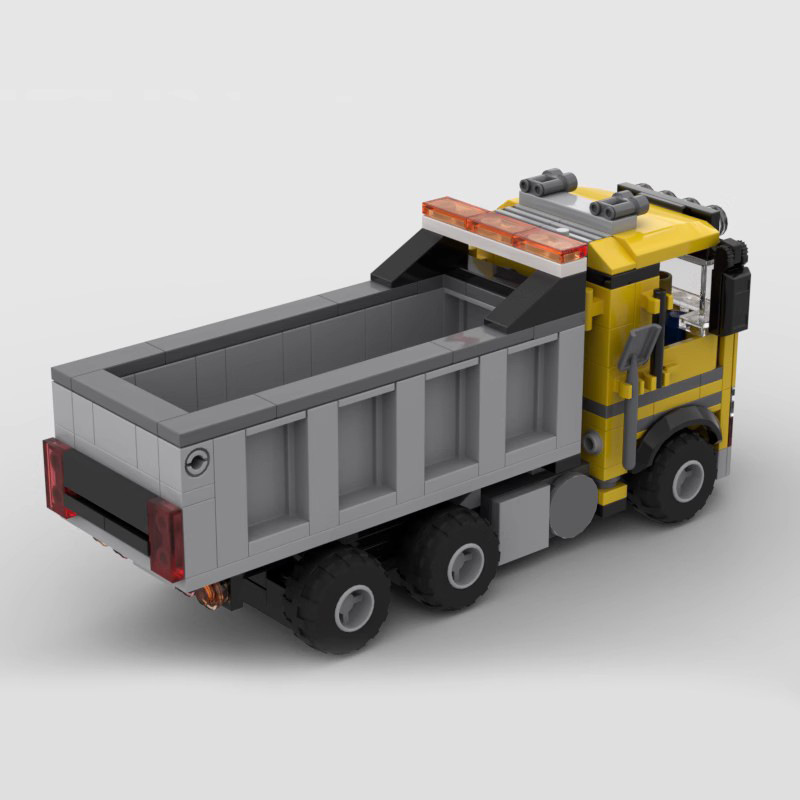Dump Truck made from lego building blocks