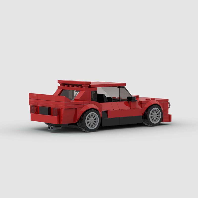 Abarth 131 Rally Edition made from lego building blocks