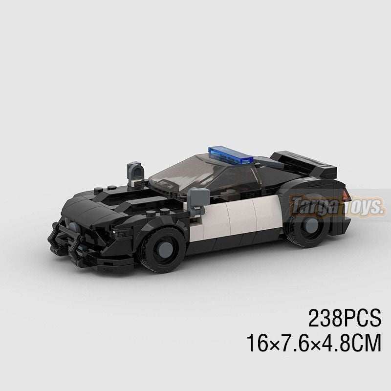 Ford Mustang Saleen S281 Police- Building Blocks Set | Targa Toys