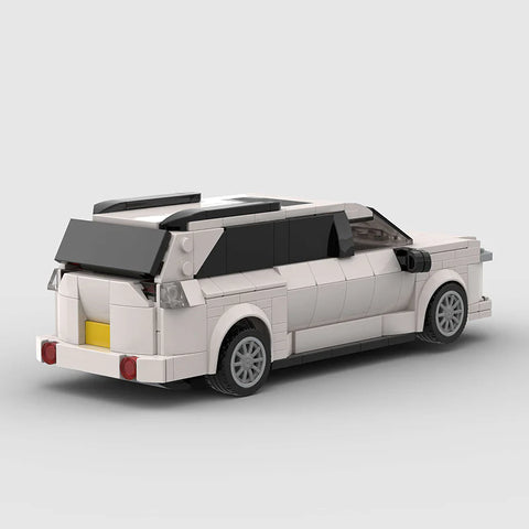 Toyota Sienna made from lego building blocks