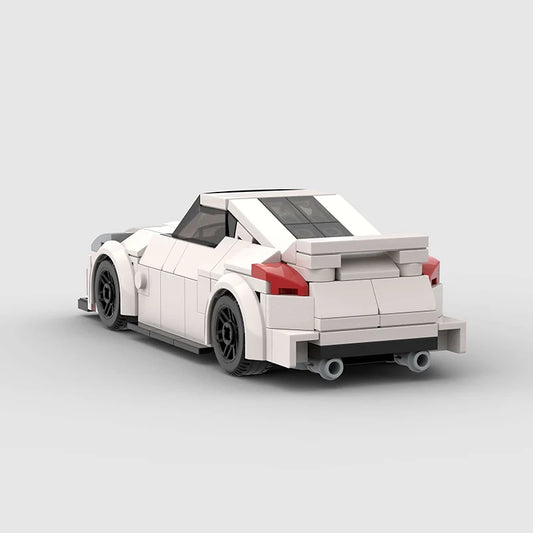 Nissan 350Z made from lego building blocks