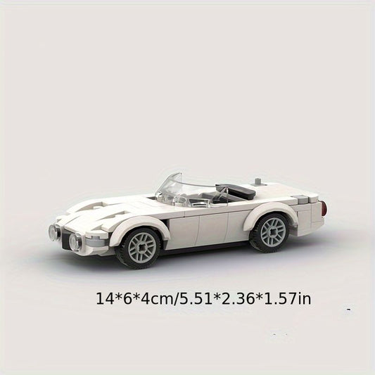 Toyota 2000 GT made from lego building blocks