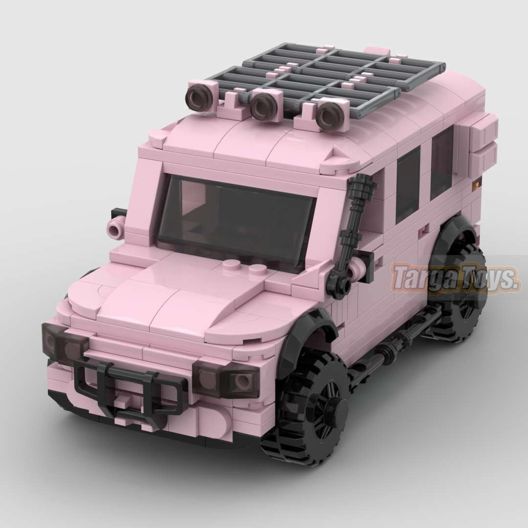 Targa Toys™ Off Roader Pink - Building Blocks Set | Targa Toys