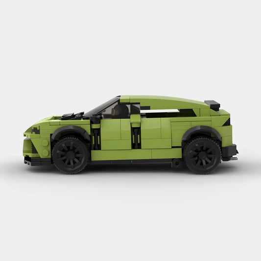 Lamborghini Urus made from lego building blocks