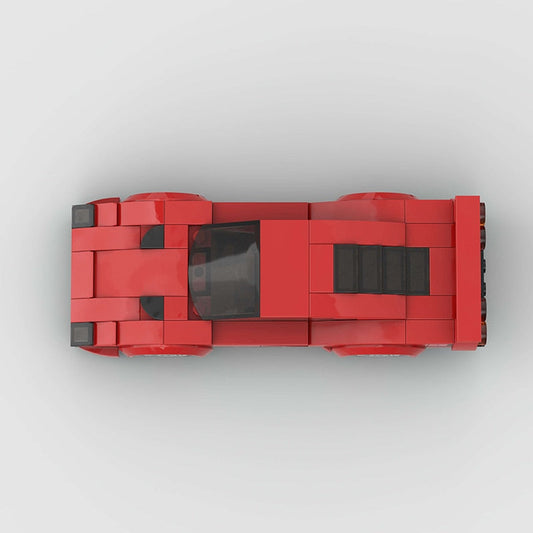 Ferrari F40 made from lego building blocks