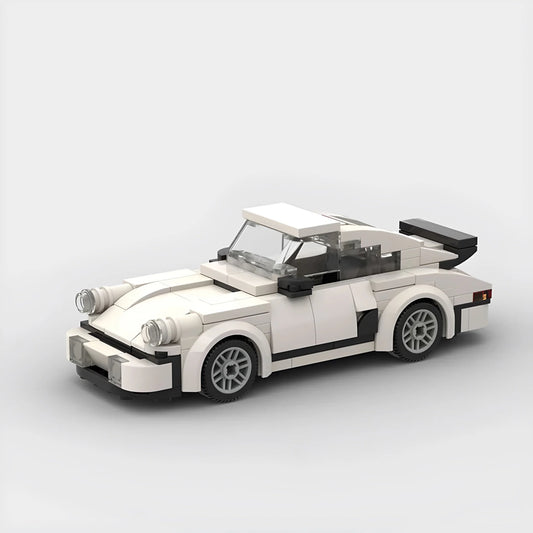 Porsche 911 930 Turbo made from lego building blocks