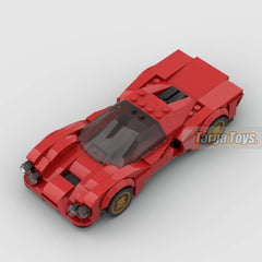 Ferrari 330 P3 made from lego building blocks