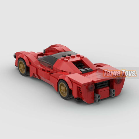 Ferrari 330 P3 made from lego building blocks