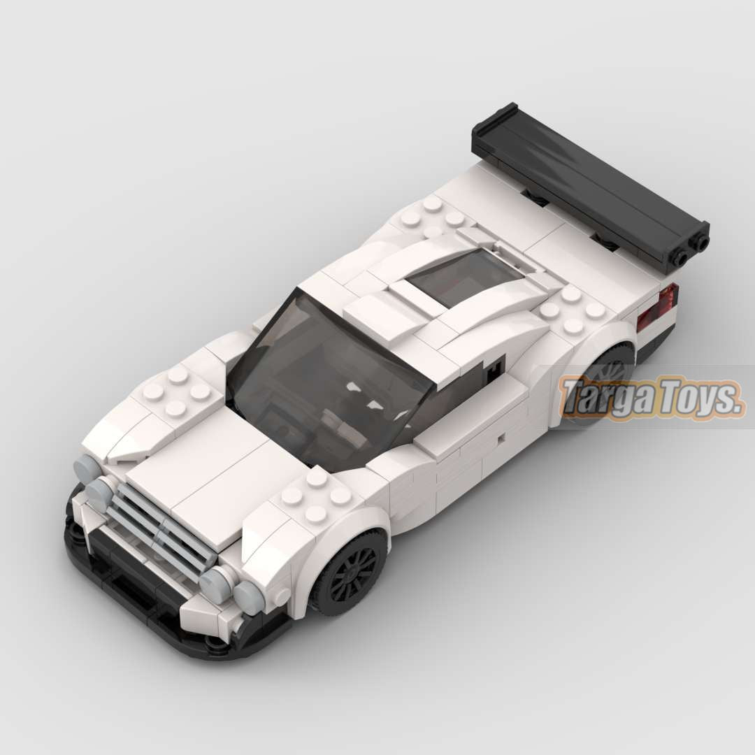 Mercedes CLK GTR made from lego building blocks