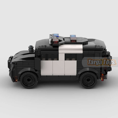 GMC Hummer Base 7 EV Police made from lego building blocks