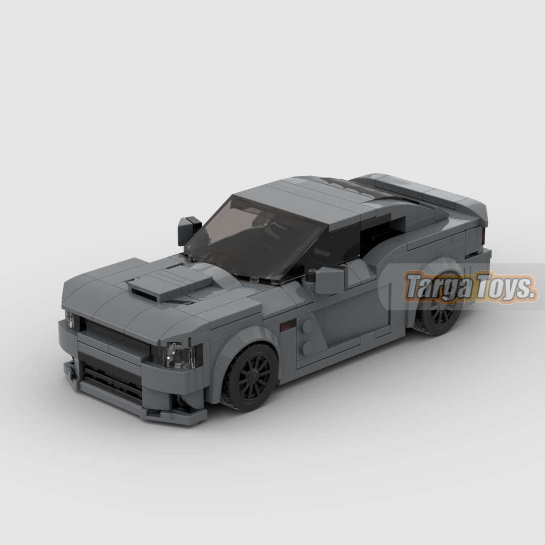 Dodge Charger HellCat made from lego building blocks