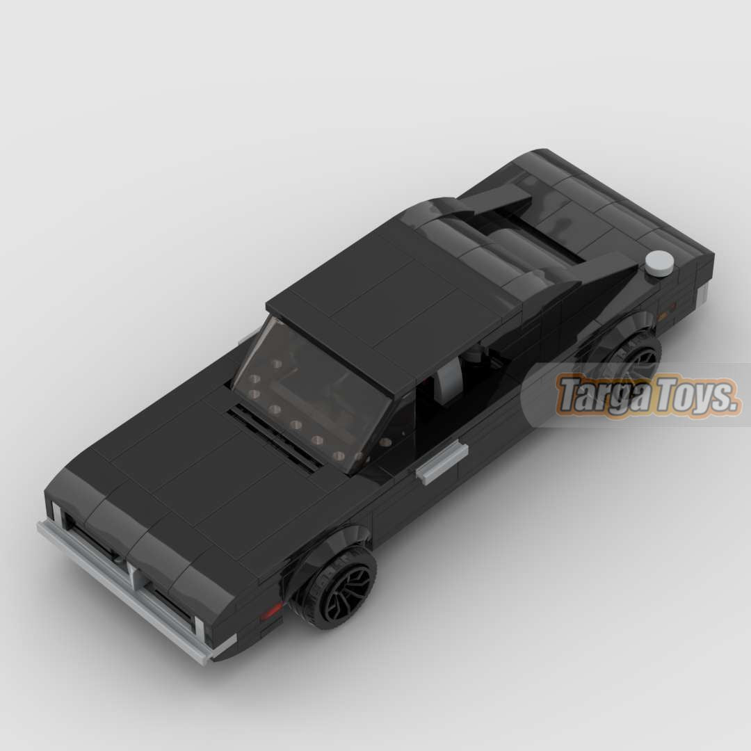 Dodge Charger Death Proof made from lego building blocks