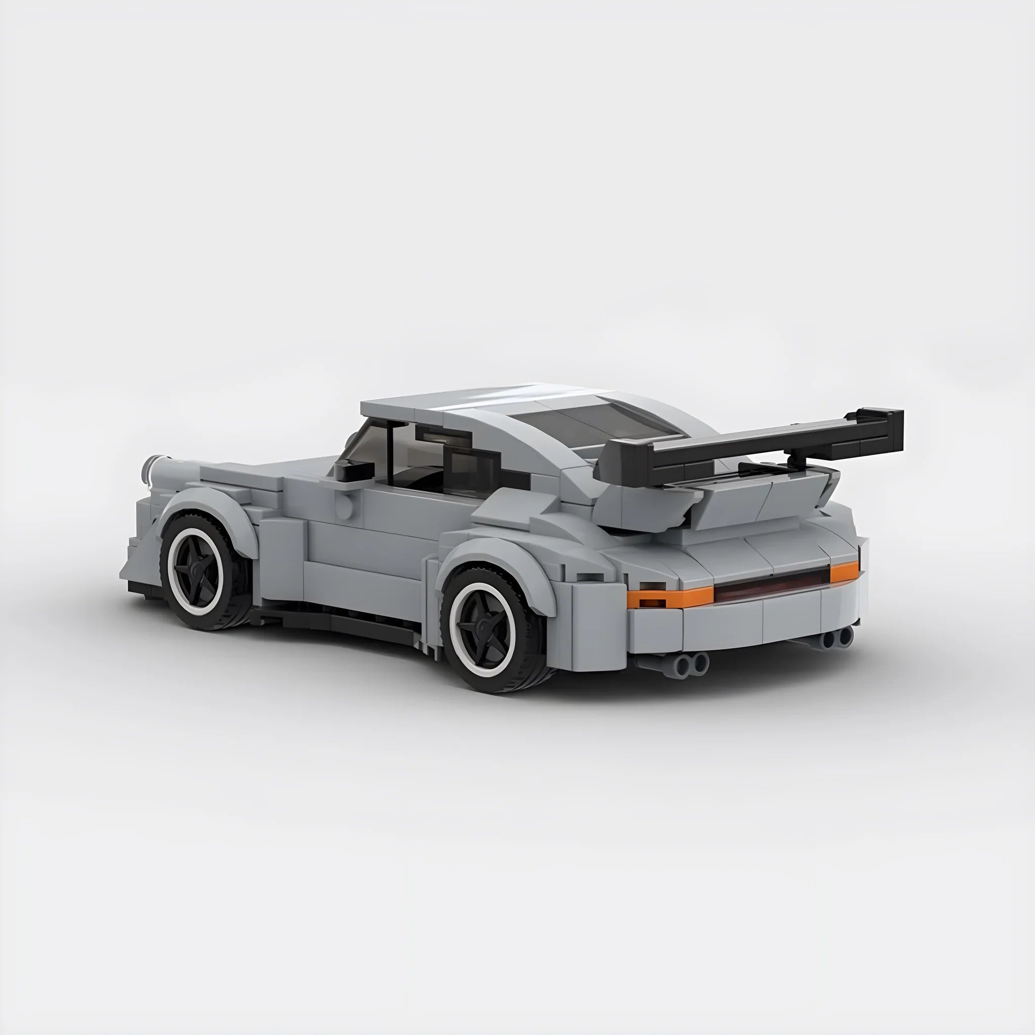 Porsche 911 930 RWB made from lego building blocks