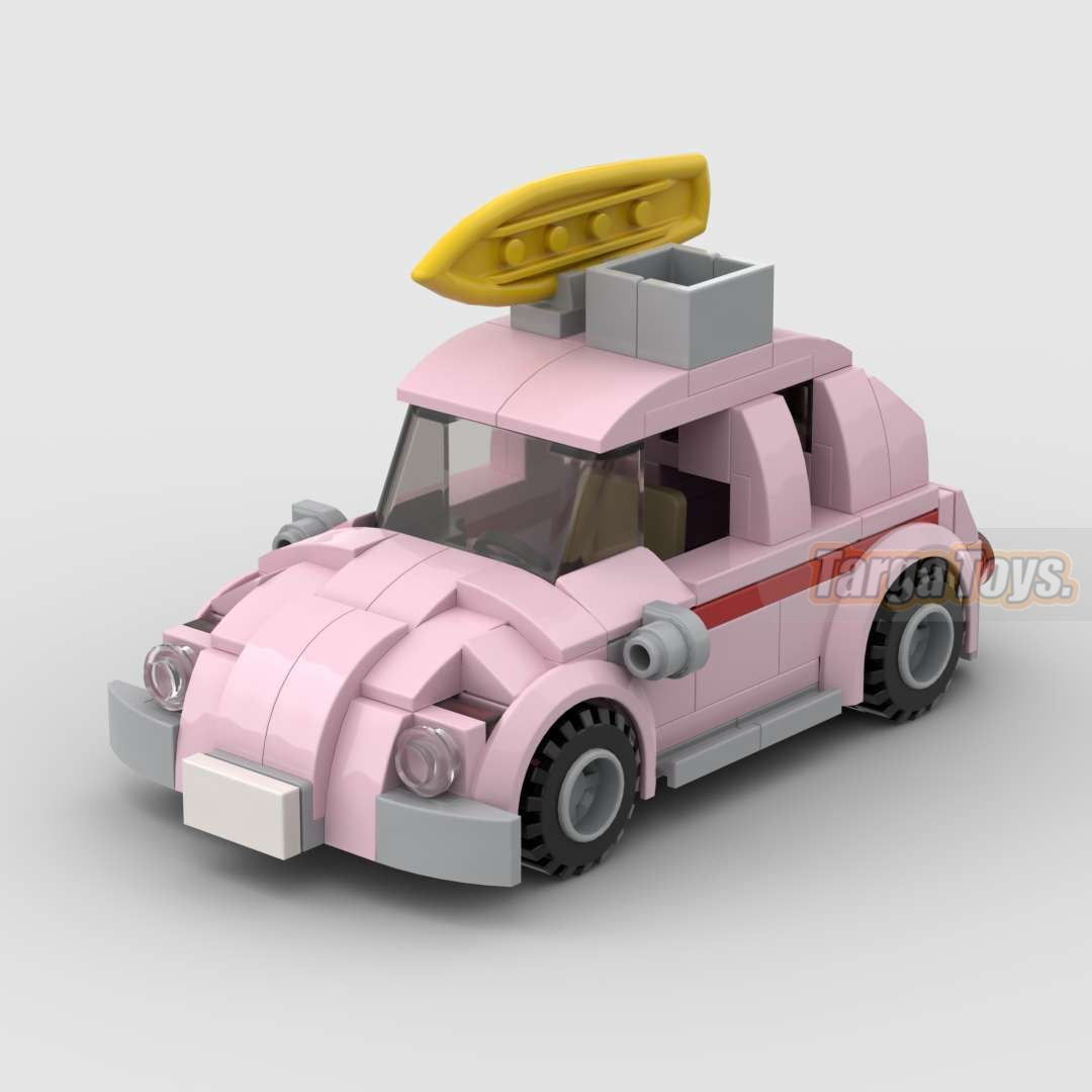 VW New Beetle Beach Edition - Building Blocks Set | Targa Toys