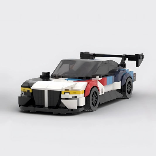 BMW M4 GT3 made from lego building blocks