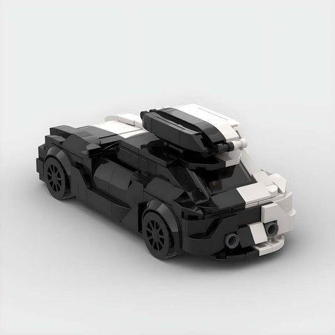 Audi RS6 ABT Jon Olsson made from lego building blocks