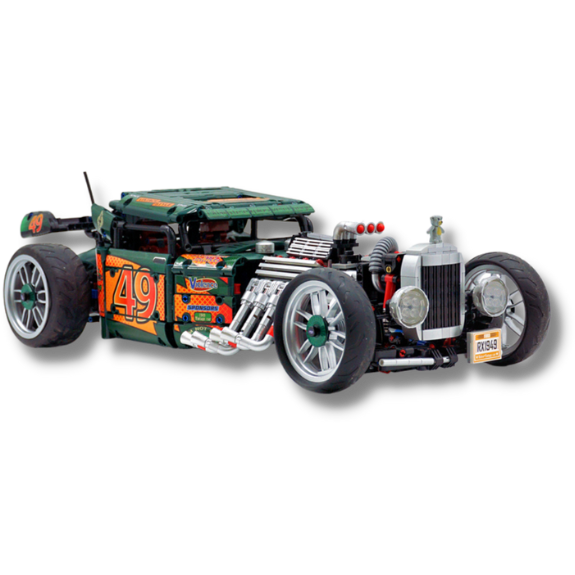 American Hot Rod green lego Technic