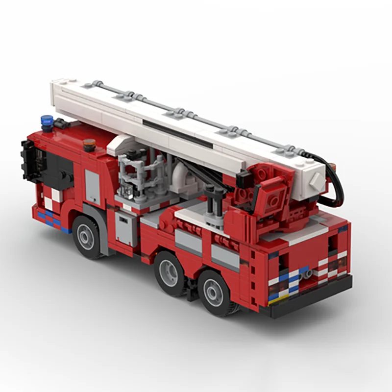 Aerial Platform Fire Truck - Building blocks set - Targa Toys