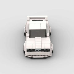 Image of BMW M3 E30 | White - Lego Building Blocks by Targa Toys