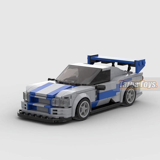 Nissan Skyline R34 | Fast & Furious made from lego building blocks