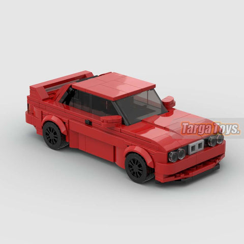 BMW M3 E30 | Red made from lego building blocks