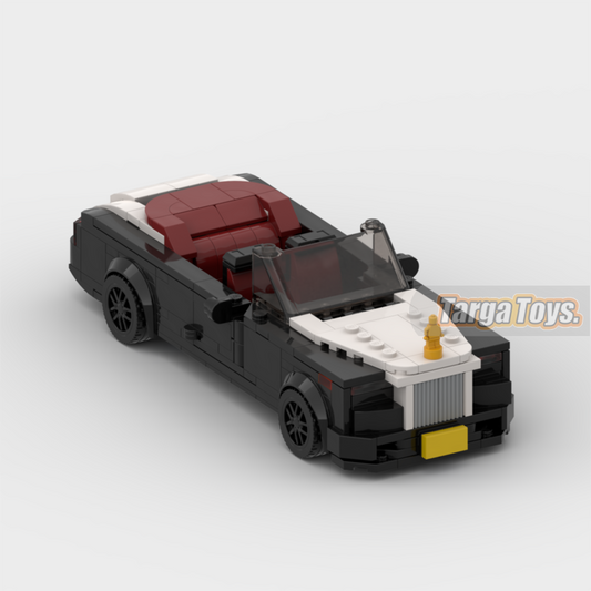 Rolls-Royce Dawn Convertible made from lego building blocks