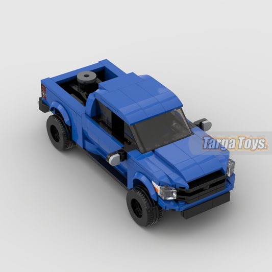 Toyota Tundra made from lego building blocks