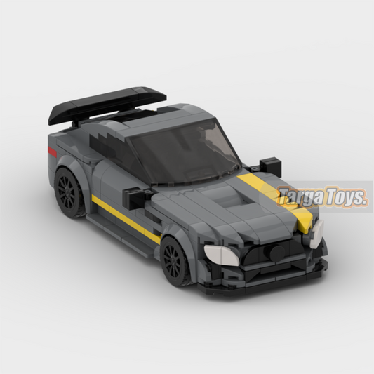 Mercedes Benz AMG GTR made from lego building blocks