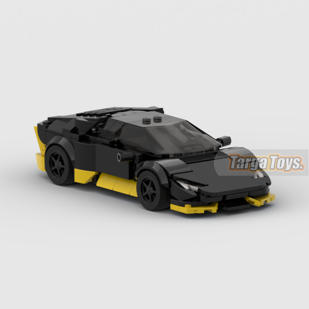 Lamborghini Huracan made from lego building blocks