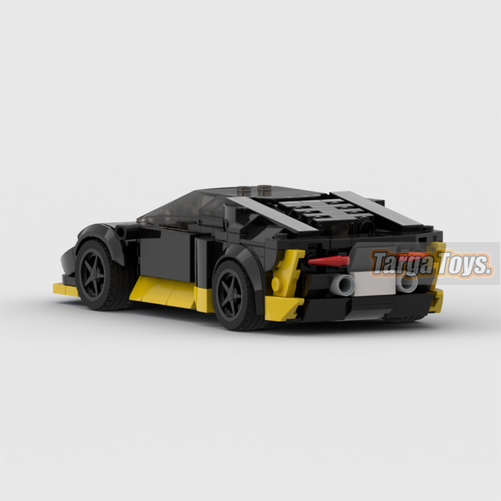 Lamborghini Huracan made from lego building blocks
