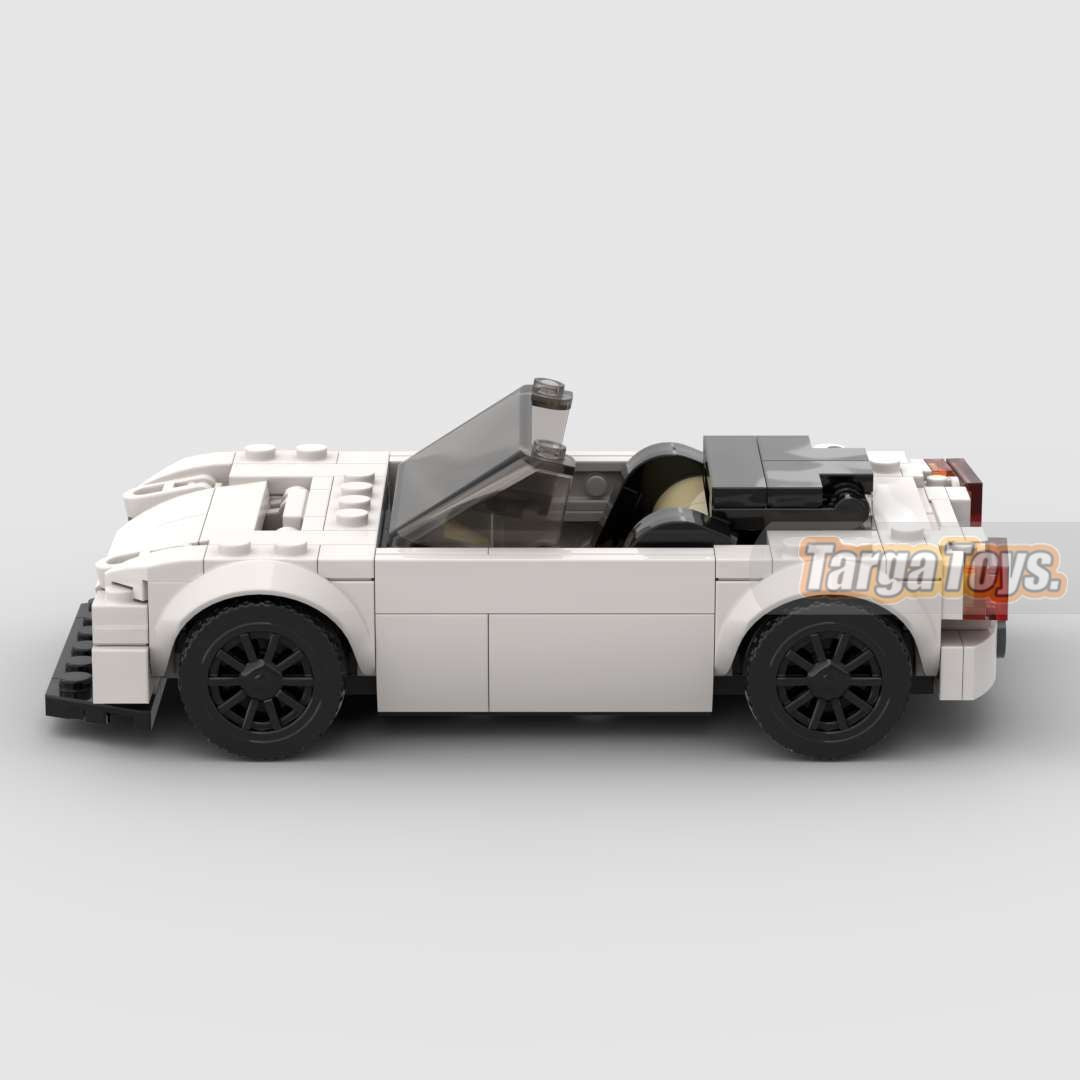 Mazda MX-5 Miata Convertible made from lego building blocks