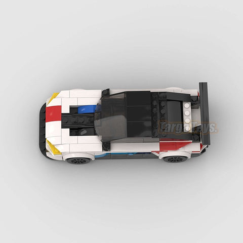 BMW M8 GT3 made from lego building blocks