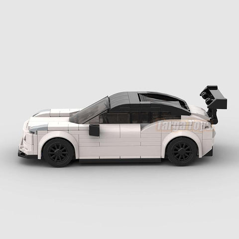 Tesla Model 3 Performance made from lego building blocks