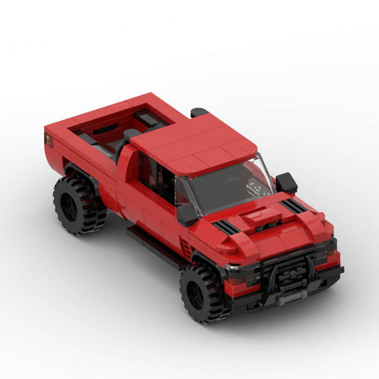 Dodge Ram 1500 TRX made from lego building blocks