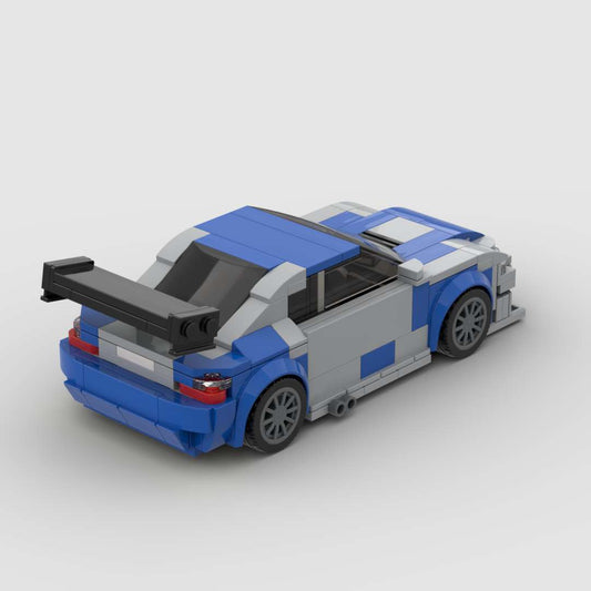 BMW M3 E46 GTR Need for Speed Most Wanted made from lego building blocks
