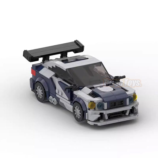 BMW M3 GTR E46 NFS Most Wanted - Lego compatible - Targa Toys